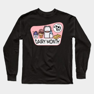 Retro Dairy Month Long Sleeve T-Shirt